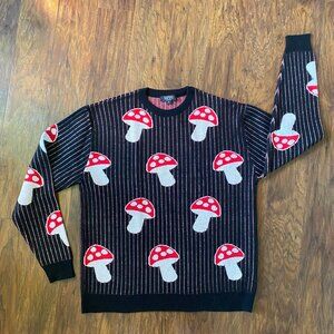 Mushroom Sweater Size S (mens/unisex)